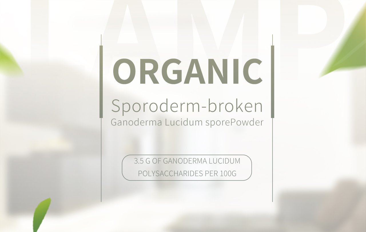 Organic Sporoderm-Broken Ganoderma Lucidum Spore Powder